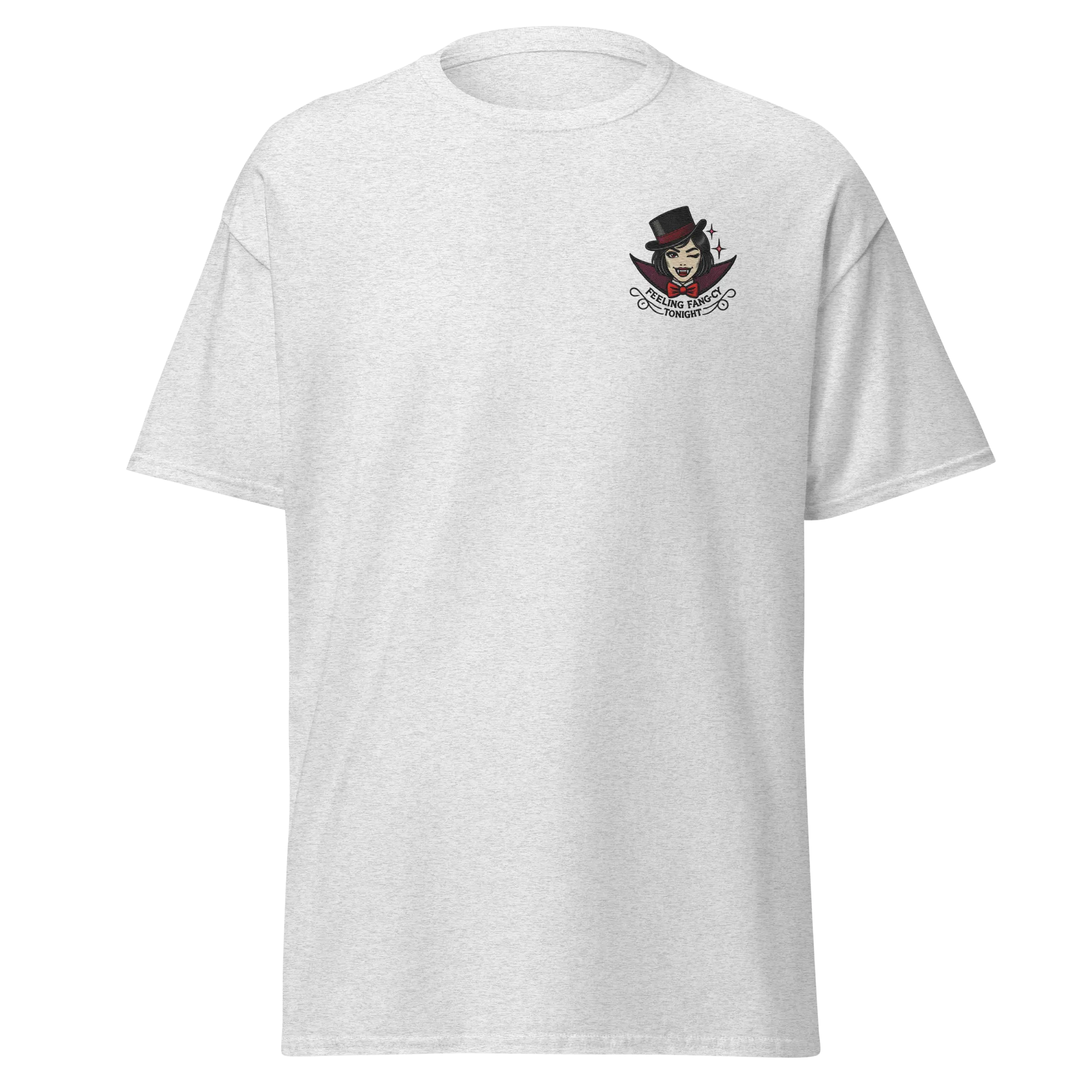 Feeling Fang-cy Tonight! - Halloween T-Shirt - Vampire Halloween T-Shirt