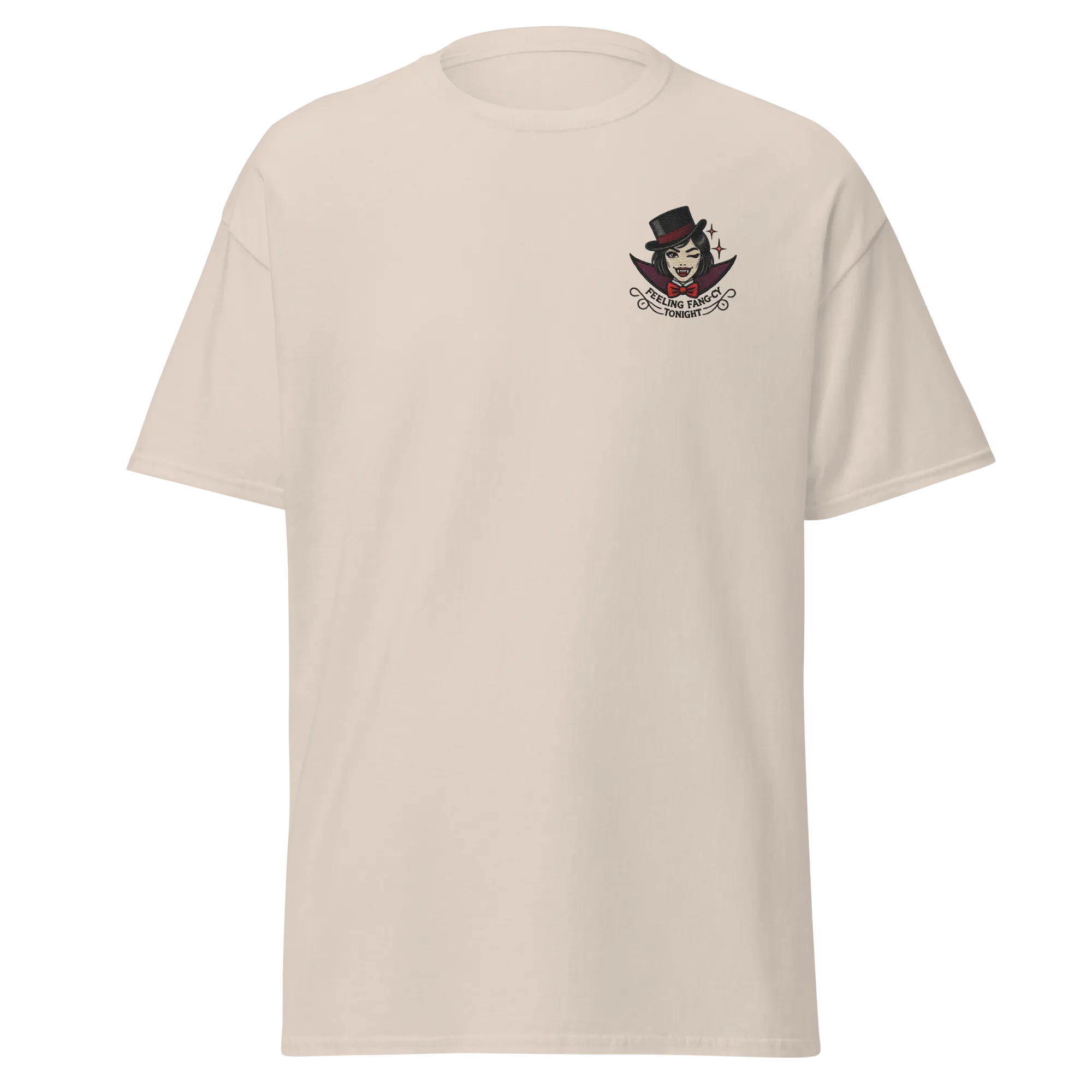 Feeling Fang-cy Tonight! - Halloween T-Shirt - Vampire Halloween T-Shirt