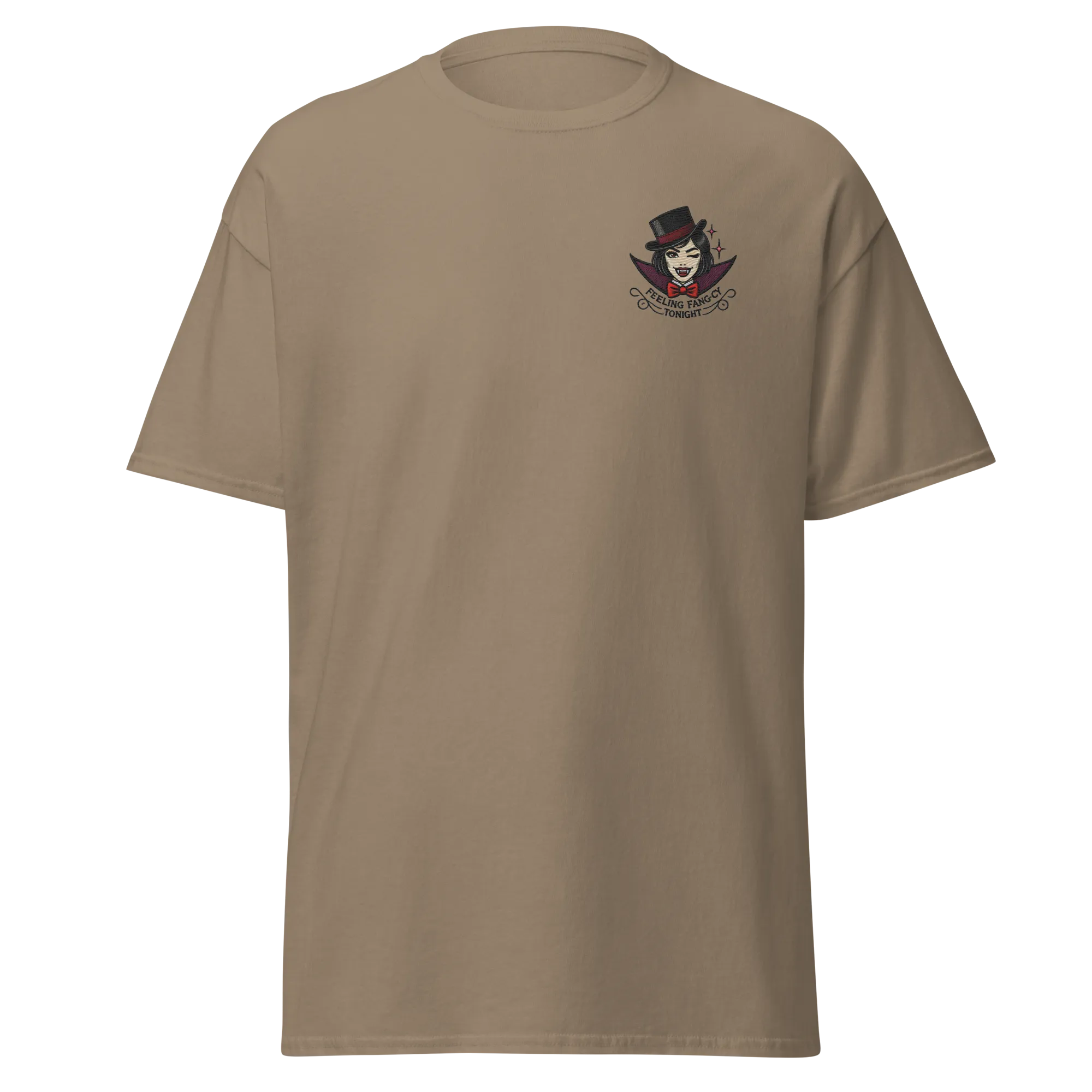 Feeling Fang-cy Tonight! - Halloween T-Shirt - Vampire Halloween T-Shirt