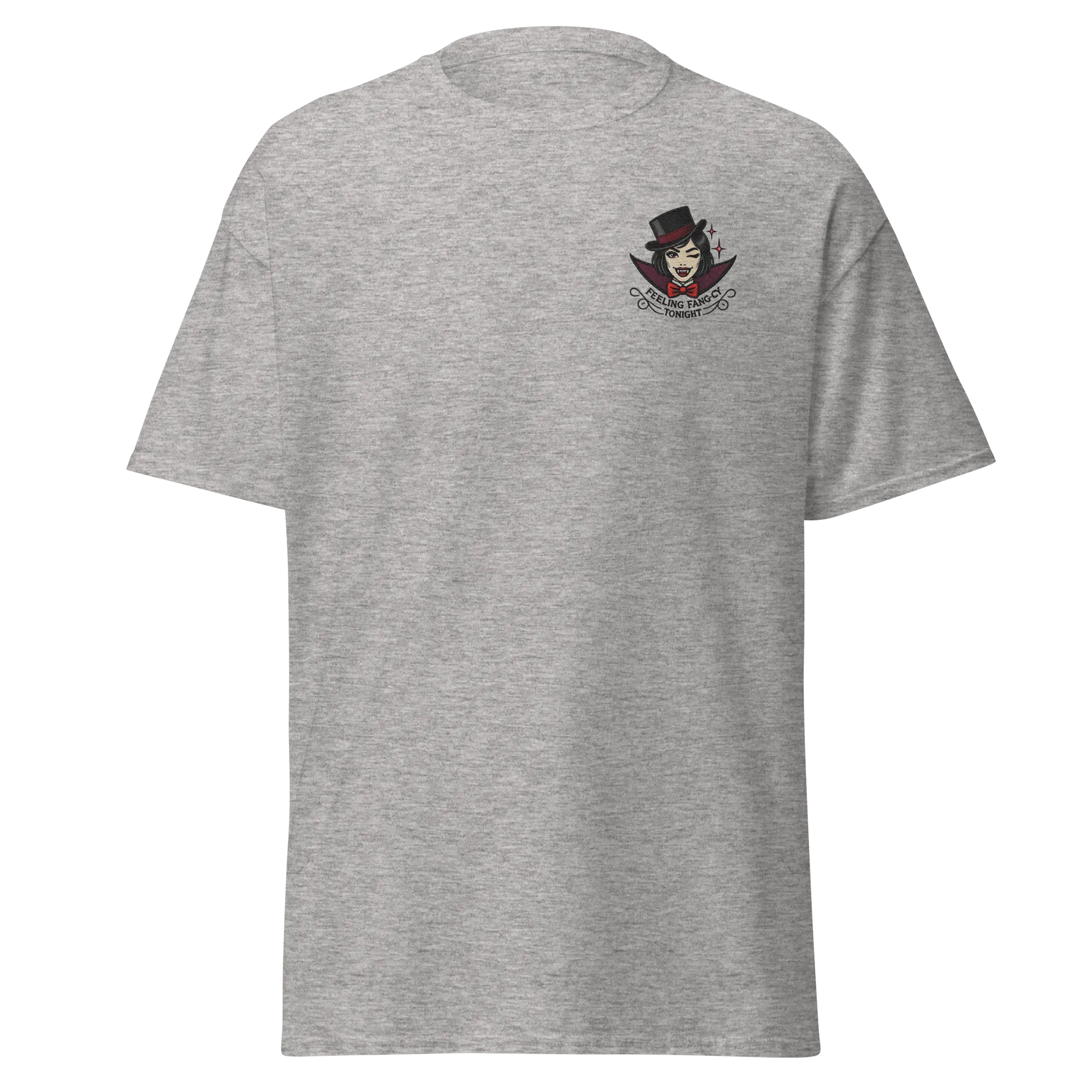 Feeling Fang-cy Tonight! - Halloween T-Shirt - Vampire Halloween T-Shirt