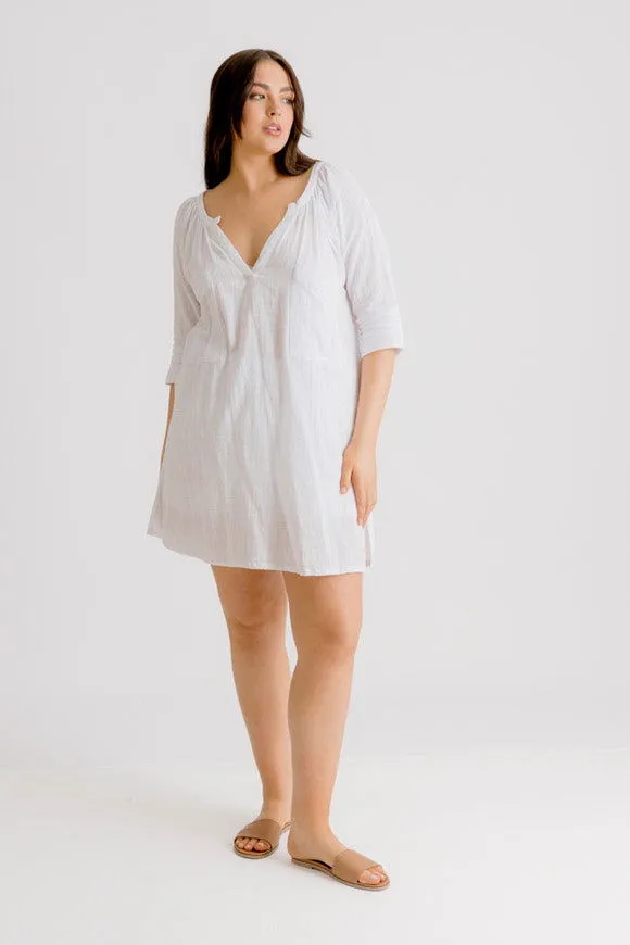 Giselle Tunic Top - White