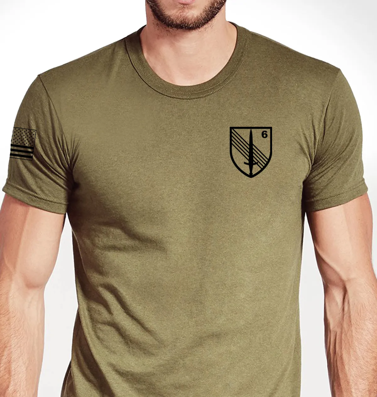 Guardians 6 4th Coyote Tan Unisex Shirt. This shirt is NOT approved for PT