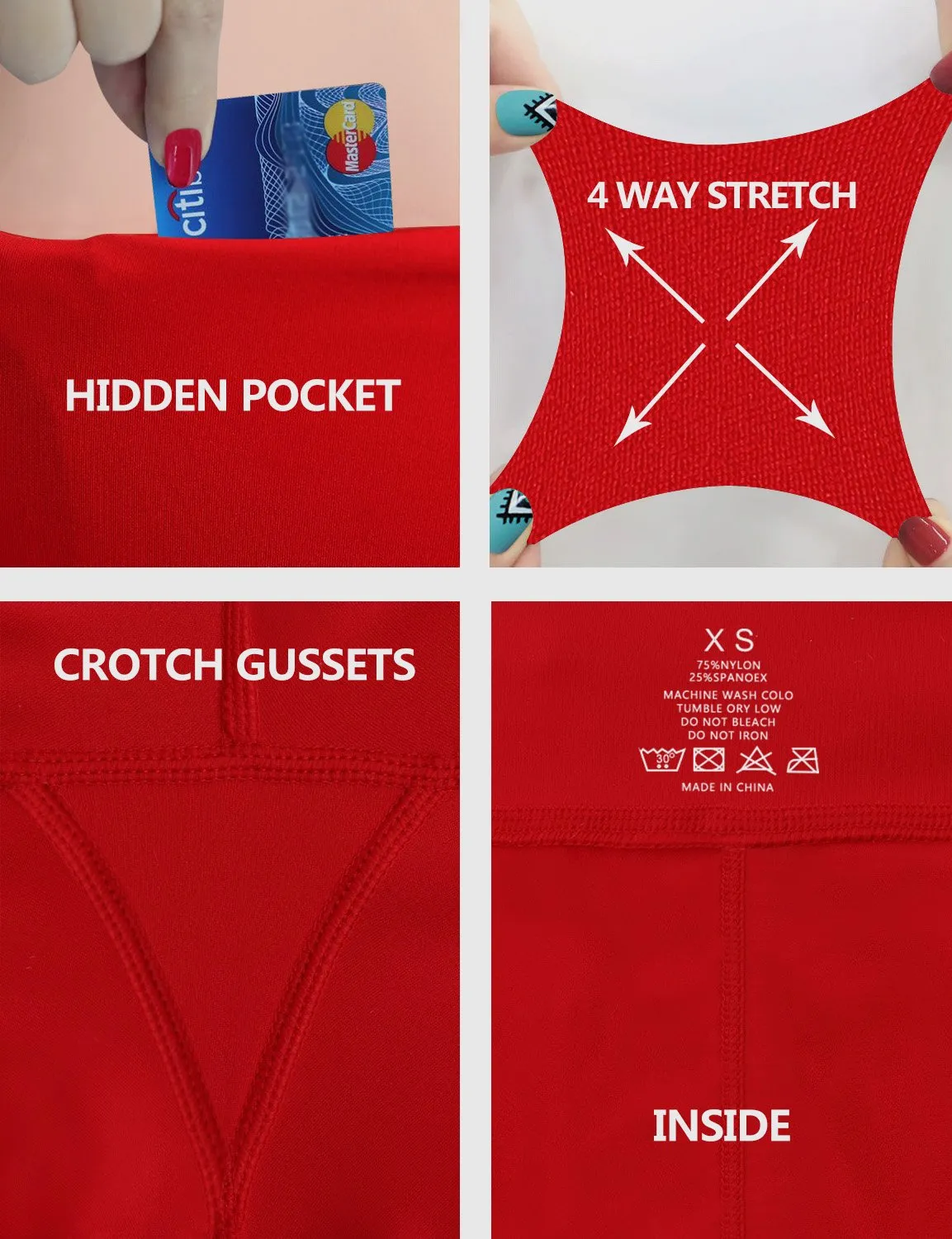 High Waist Biking Pants scarlet ins_Biking