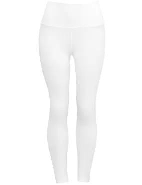 High Waist Yoga Pants white_yoga