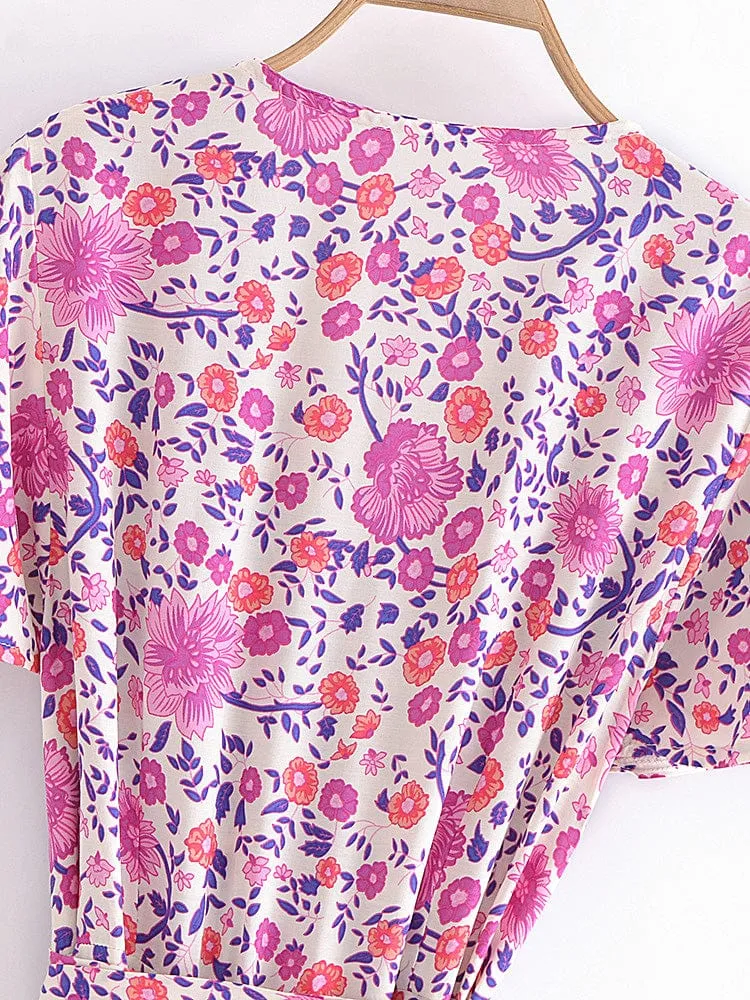 JESSIE Wrap Mini Dress