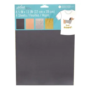 Jolee's Easy Image Iron-On Transfer Sheets 8.5"X11" 4 pack - Glitter Neutral*