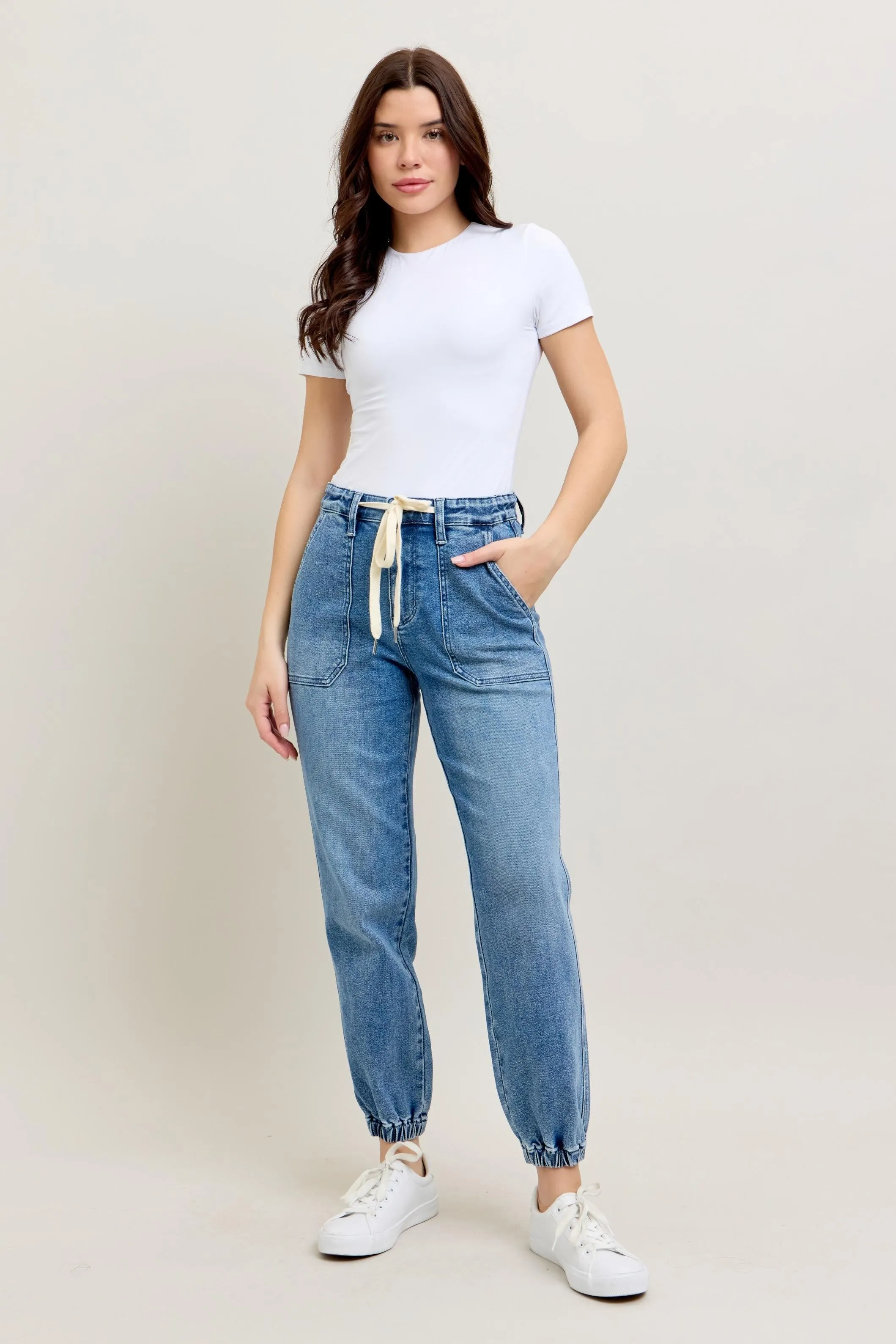 Judy Blue High Waist Denim Jogger