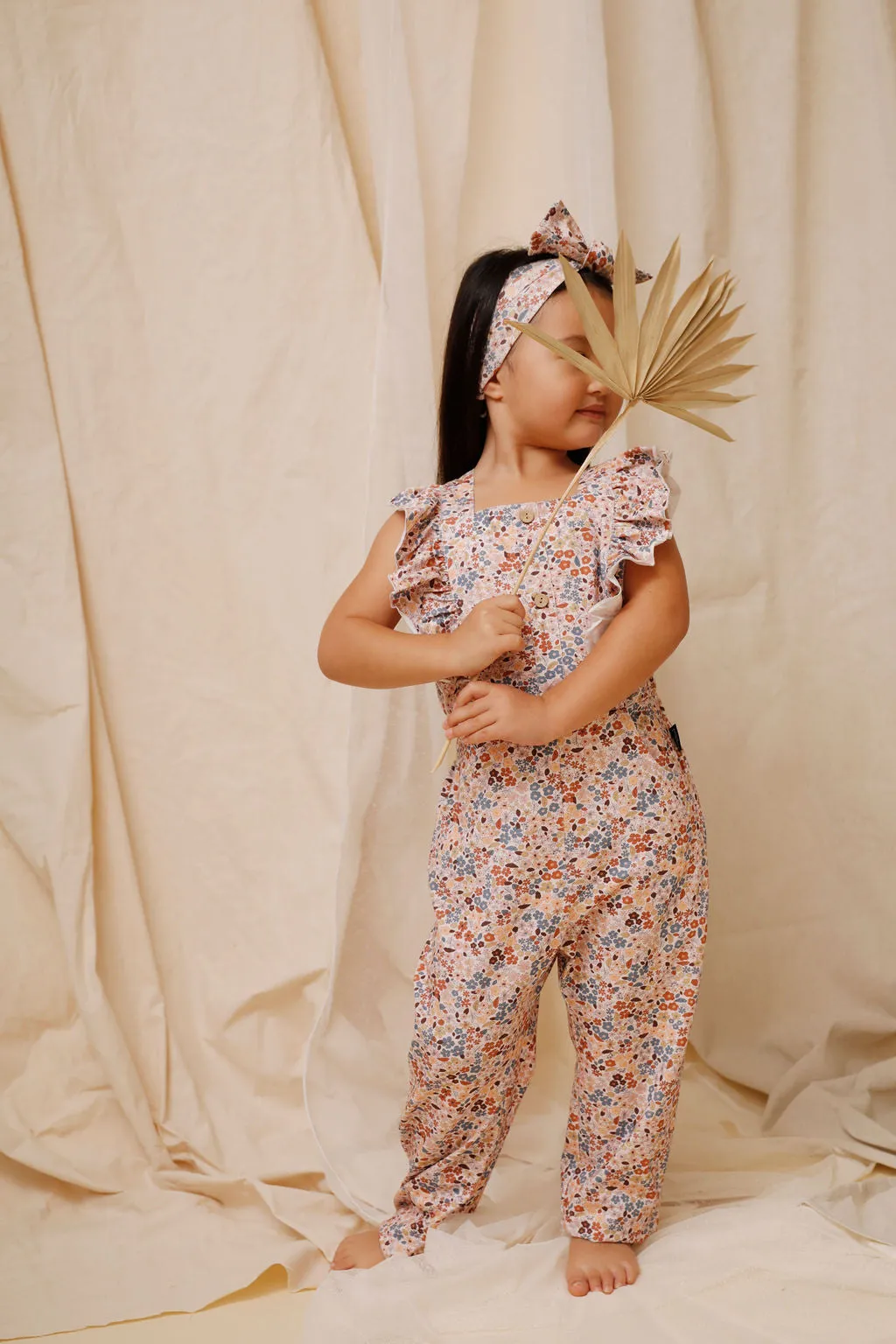 Kapow Bloom Ruffle Dungarees