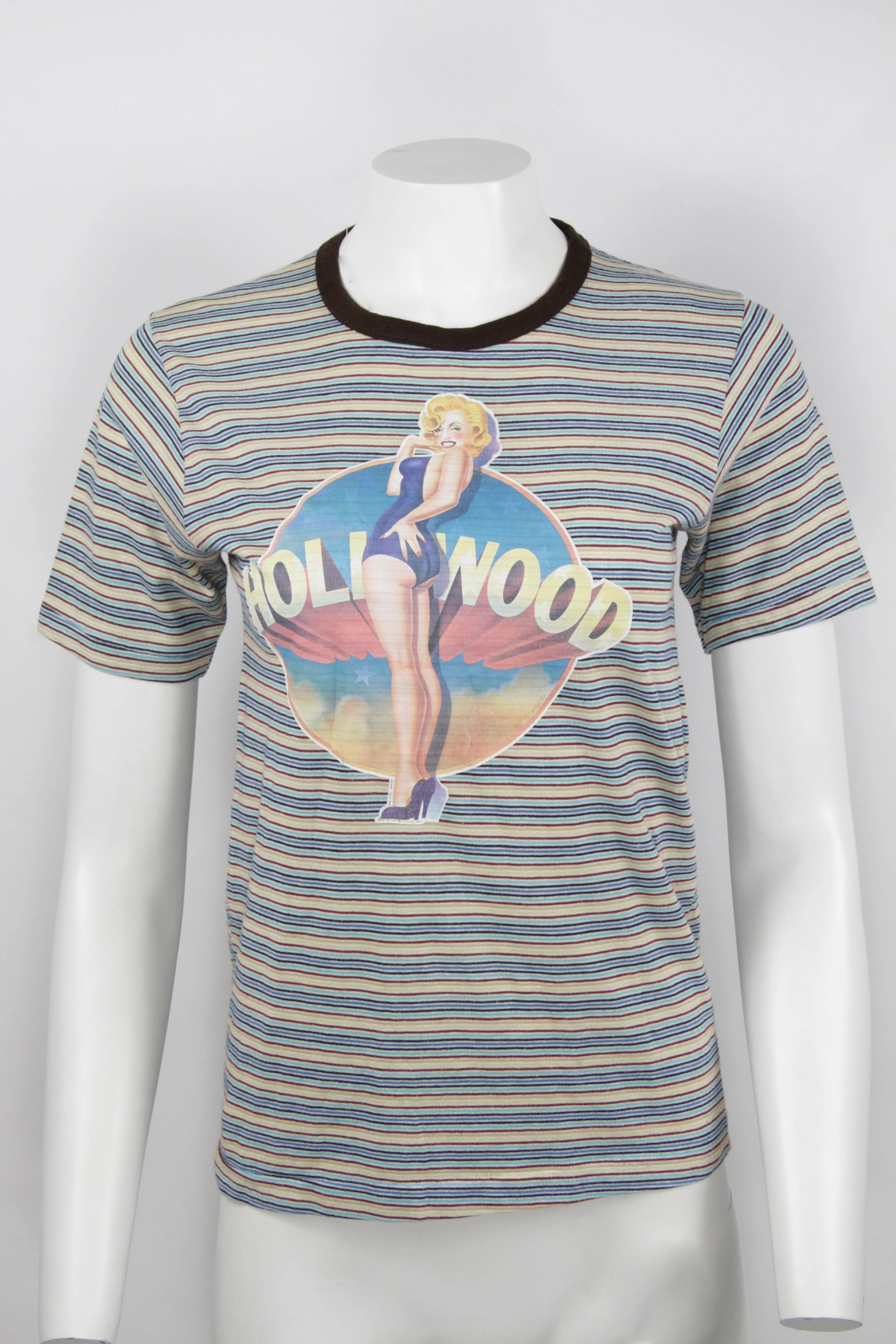 Ladies Hollywood Marylin Monroe print t-shirt - S