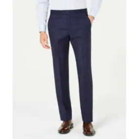 Lauren Ralph Lauren Mens Classic fit Dress Pants 42 / 32 Navy Blue Plaid
