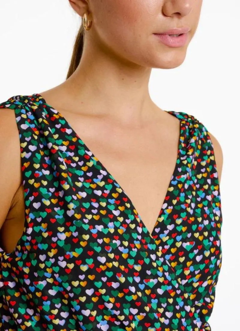 Lauriane Wrap Midi Dress