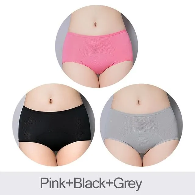 Leakproof menstrual underwear (L-7XL, set of 3pc)
