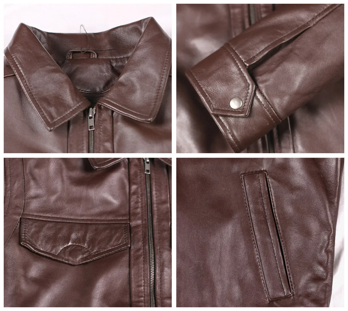 Leather Jackets Hub Mens Genuine Lambskin Leather Jacket (Black, Regal Jacket) - 1501085