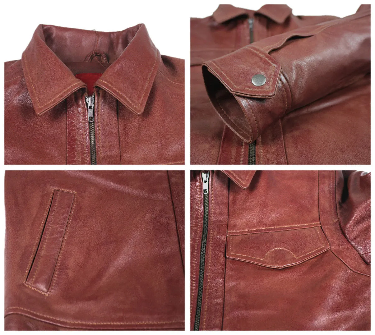 Leather Jackets Hub Mens Genuine Lambskin Leather Jacket (Black, Regal Jacket) - 1501085