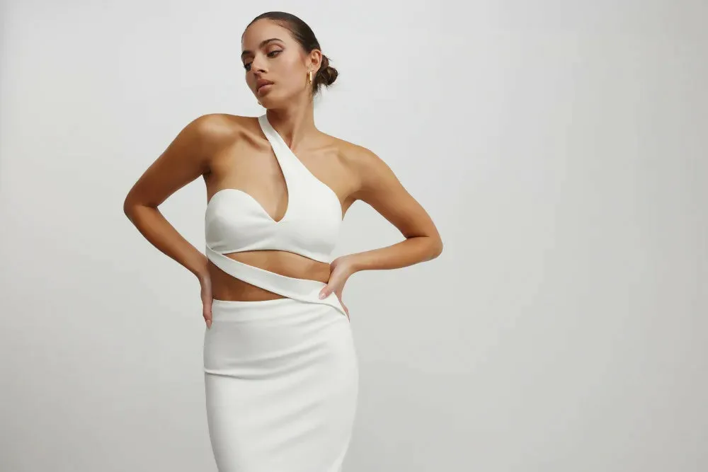 Lexi Adrienne Dress - White