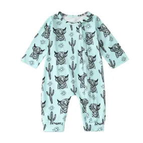 Long Sleeve Western Baby Jumpsuit