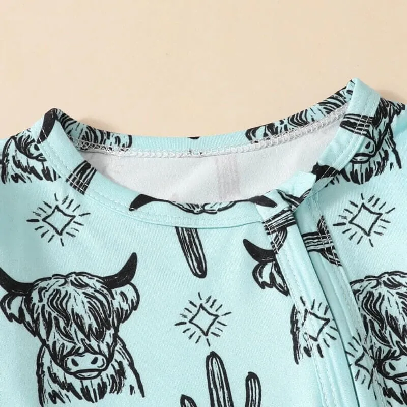 Long Sleeve Western Baby Jumpsuit