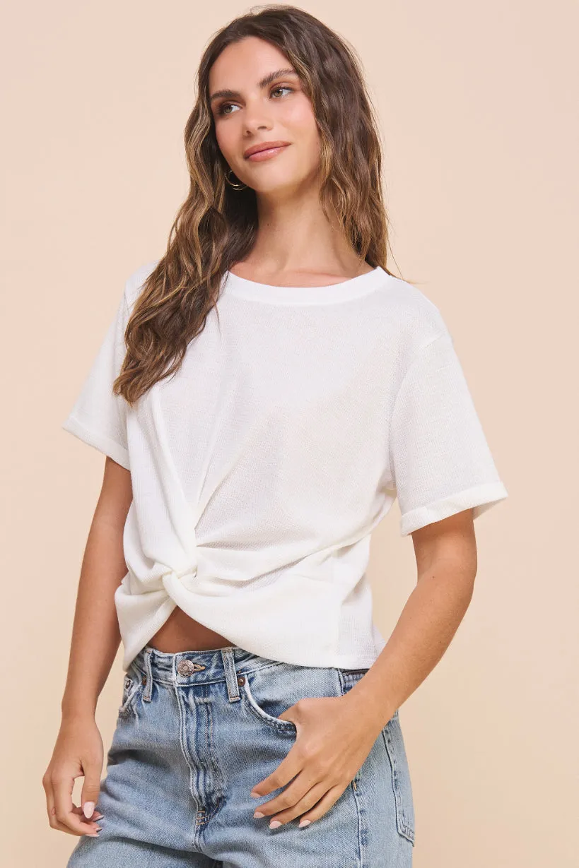 Lovely Twisted Knot T-Shirt Thermal