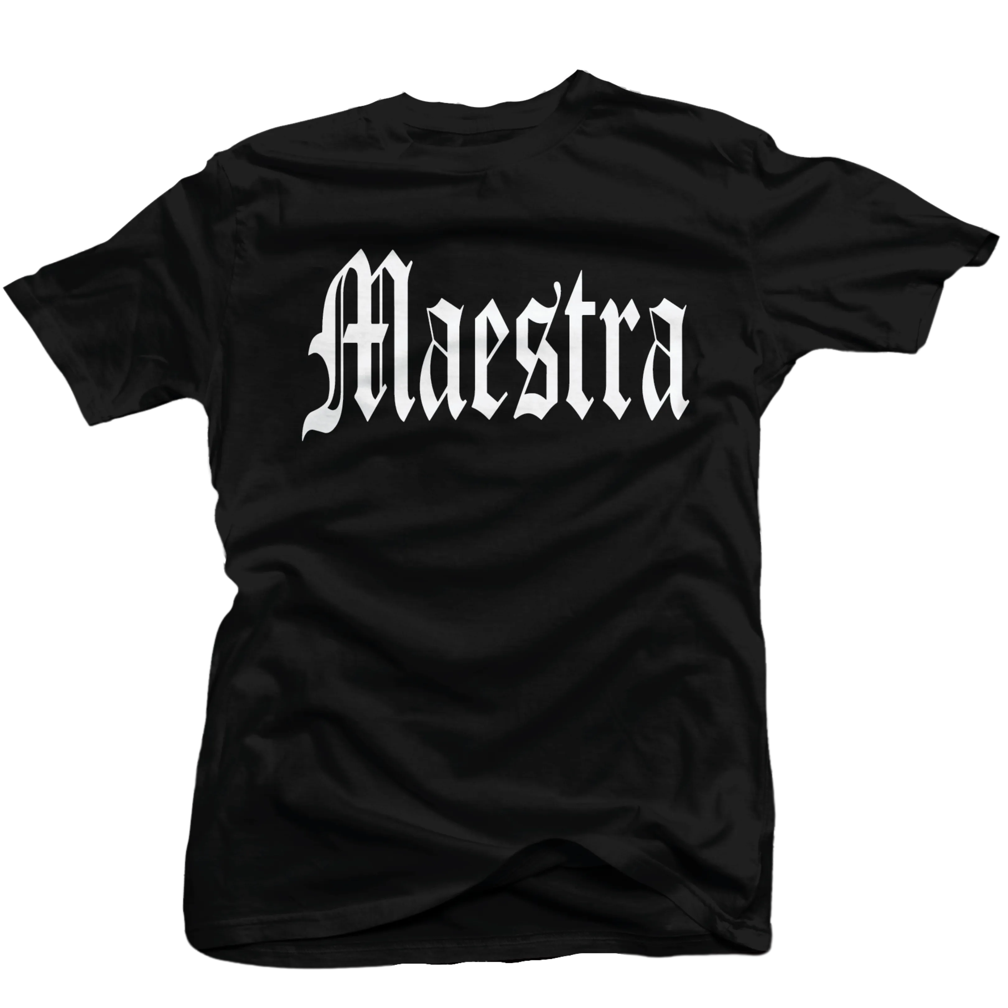 Maestra Old English (Black and White) Shirt
