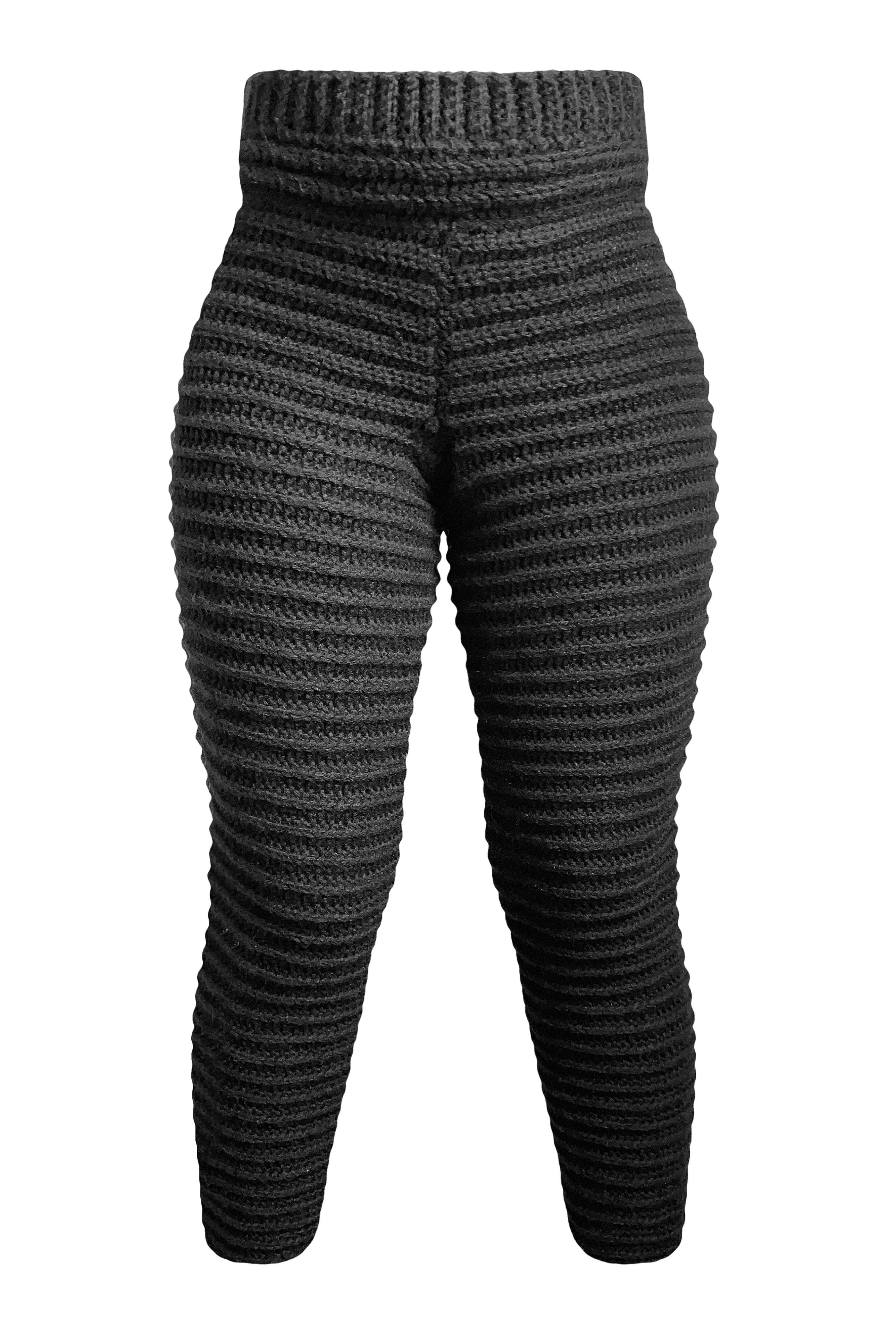 Maia High-waist Crochet Pants