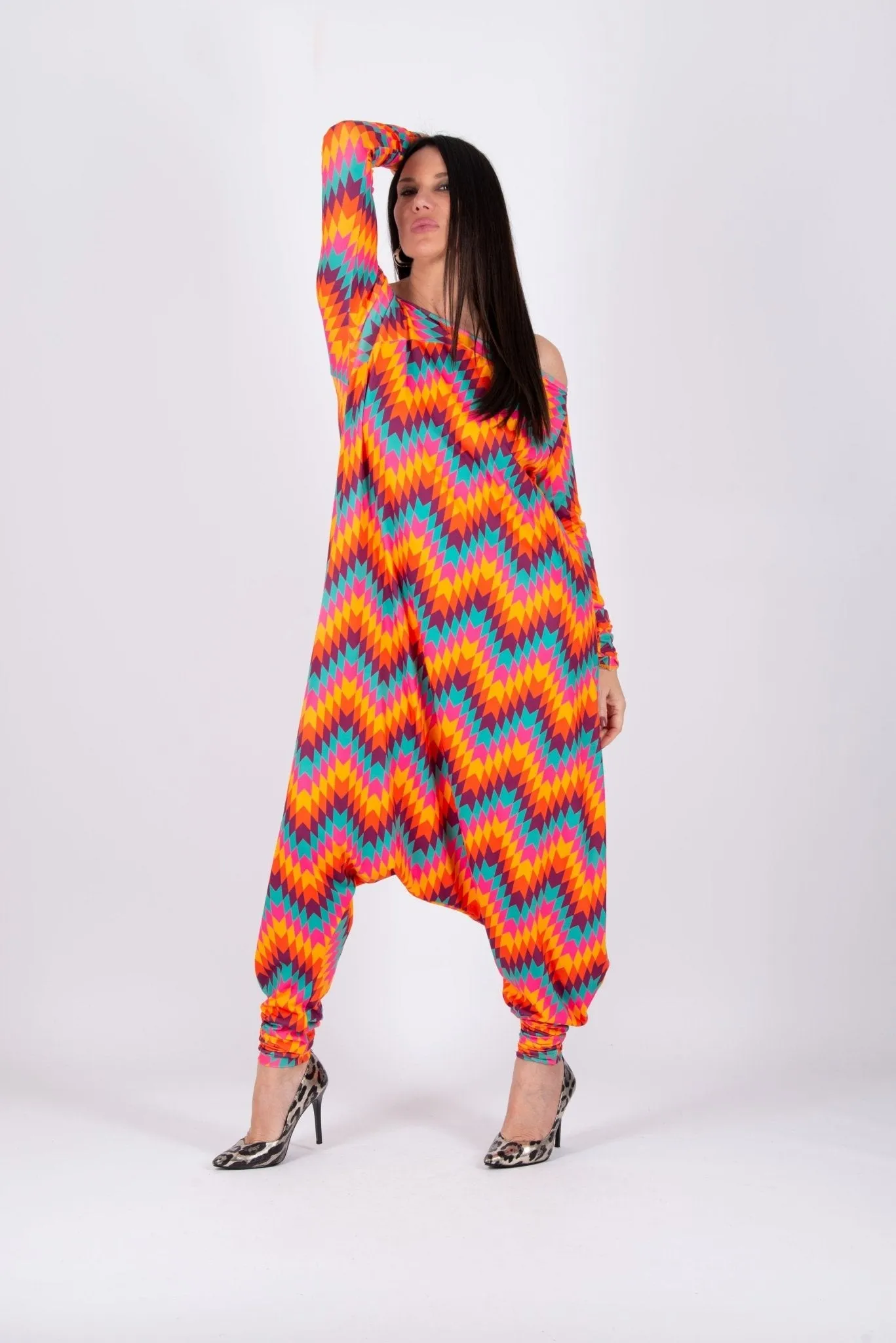 MARLA Strip Harem Maxi Jumpsuit ON SALE
