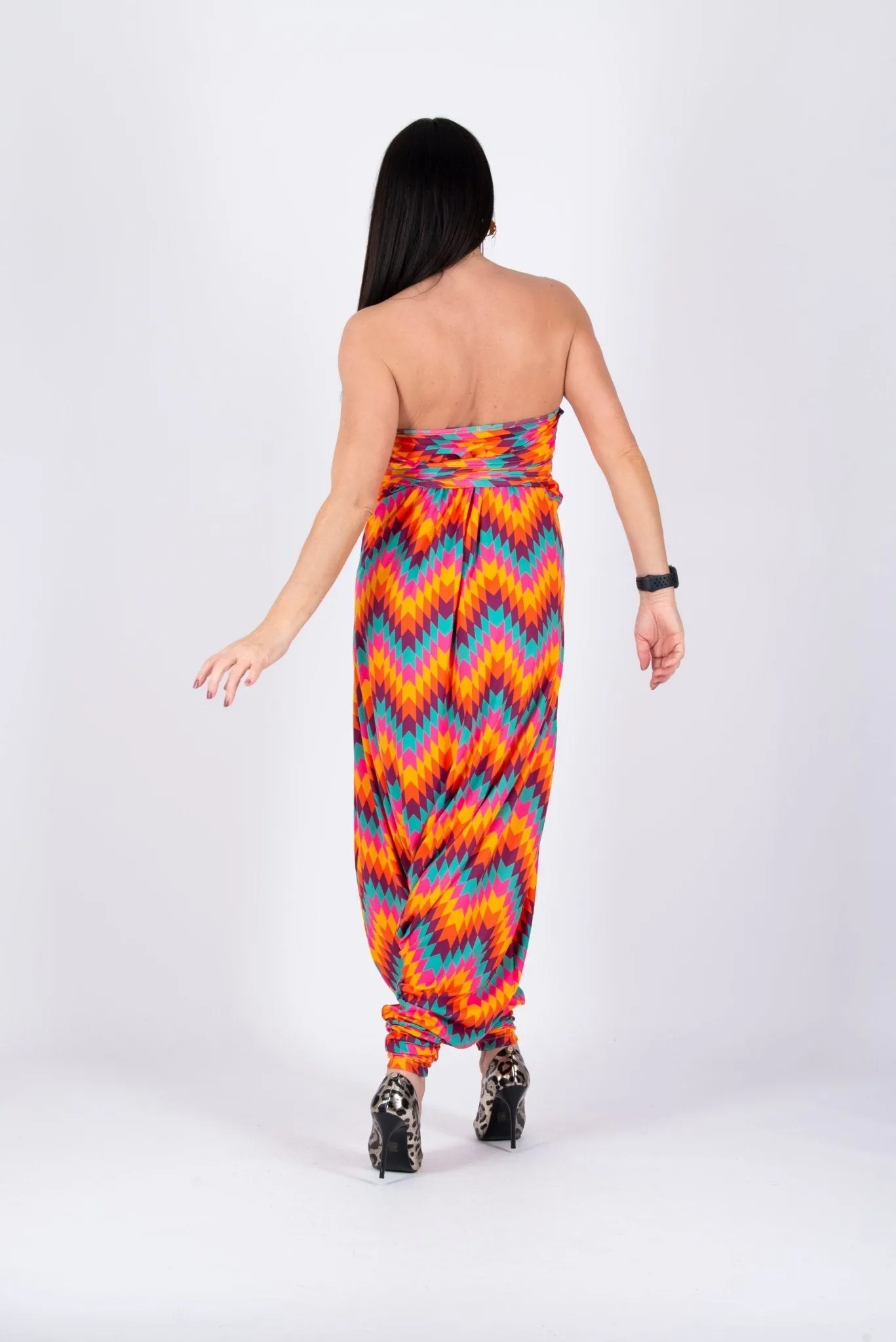 MARLA Strip Harem Maxi Jumpsuit ON SALE