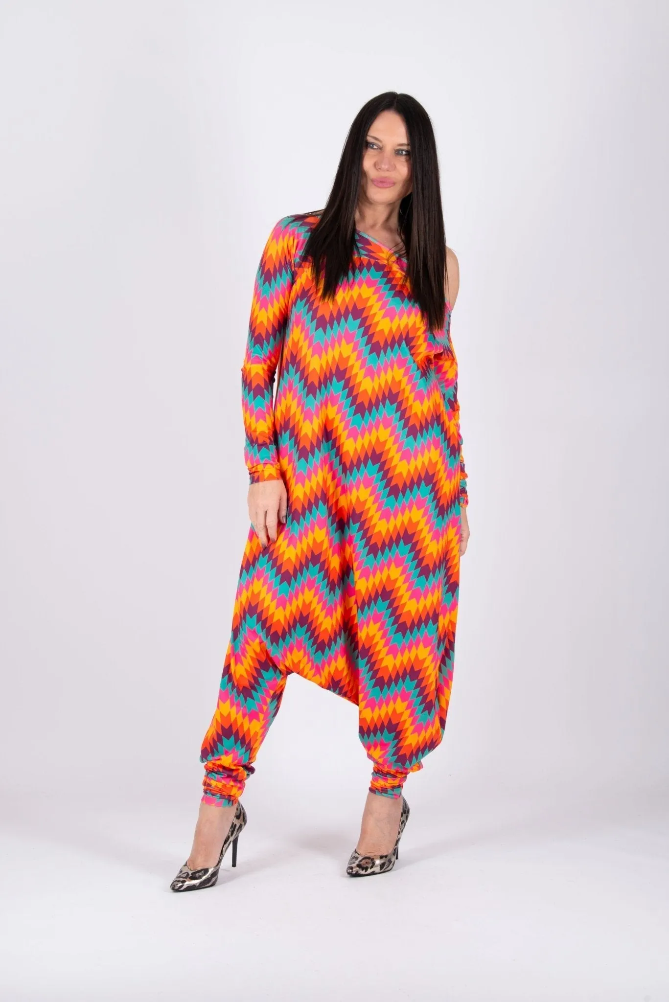 MARLA Strip Harem Maxi Jumpsuit ON SALE
