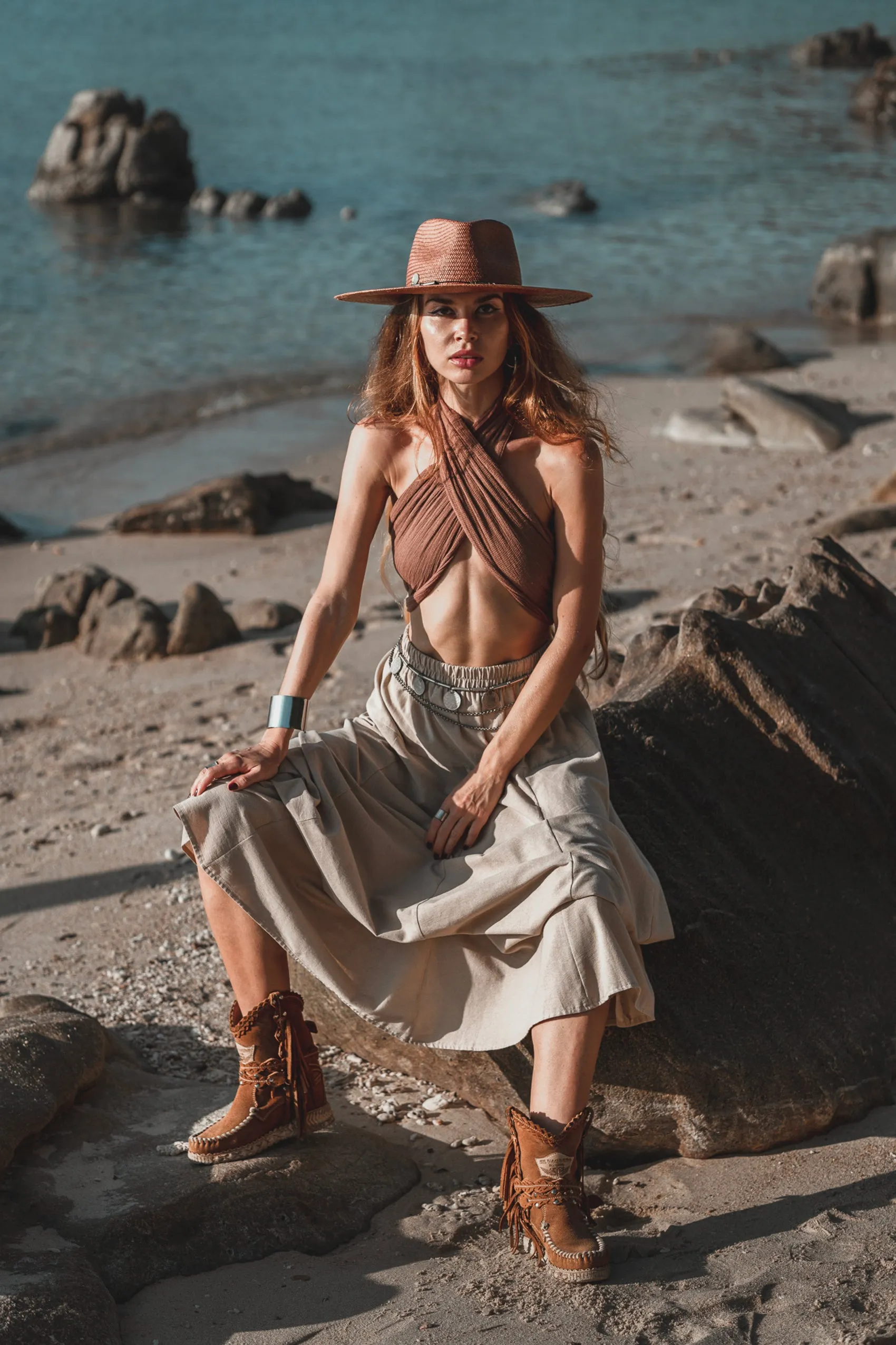 Maxi Skirt Aurora Beige