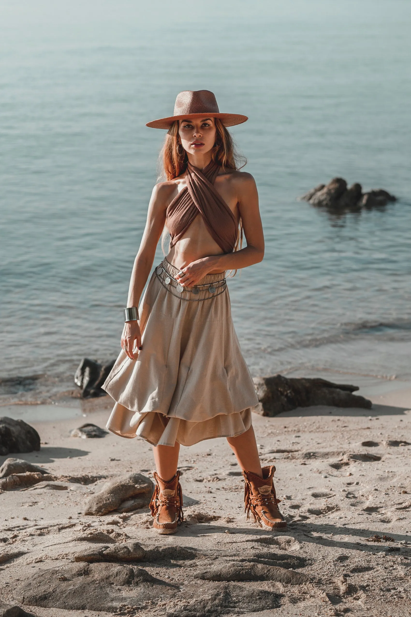 Maxi Skirt Aurora Beige