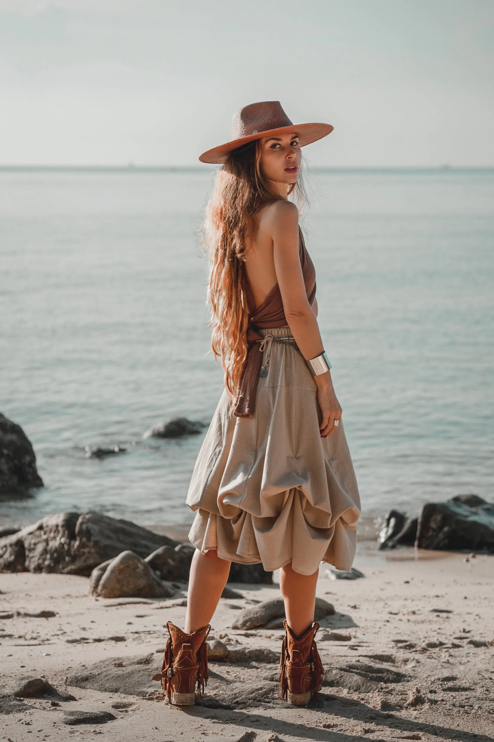 Maxi Skirt Aurora Beige