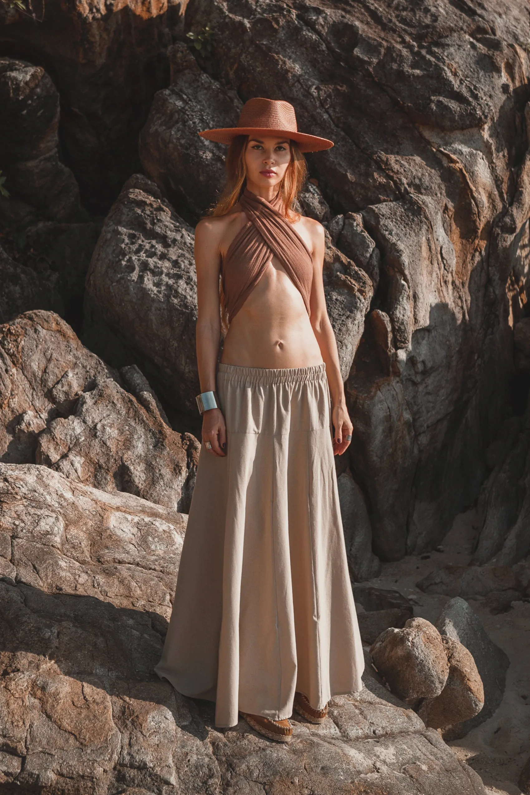 Maxi Skirt Aurora Beige