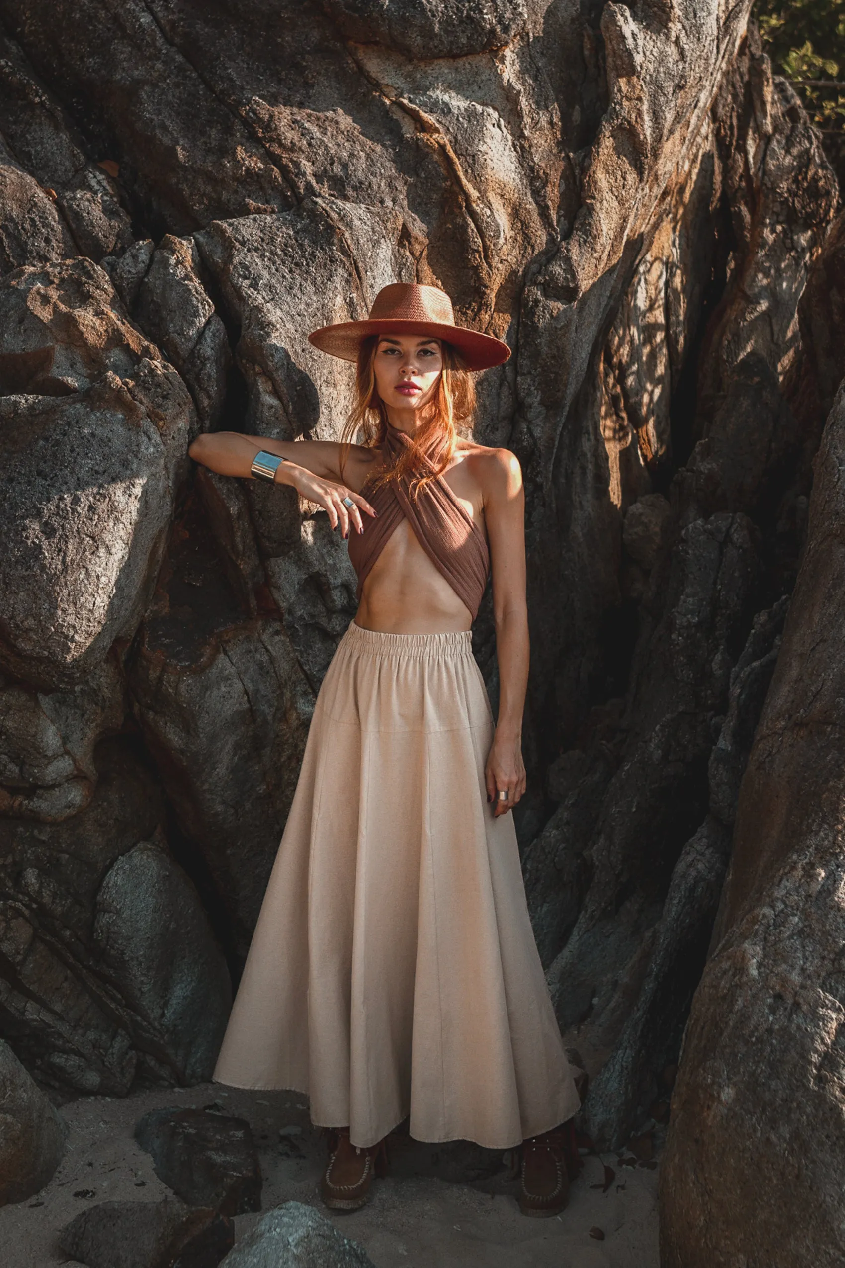 Maxi Skirt Aurora Beige