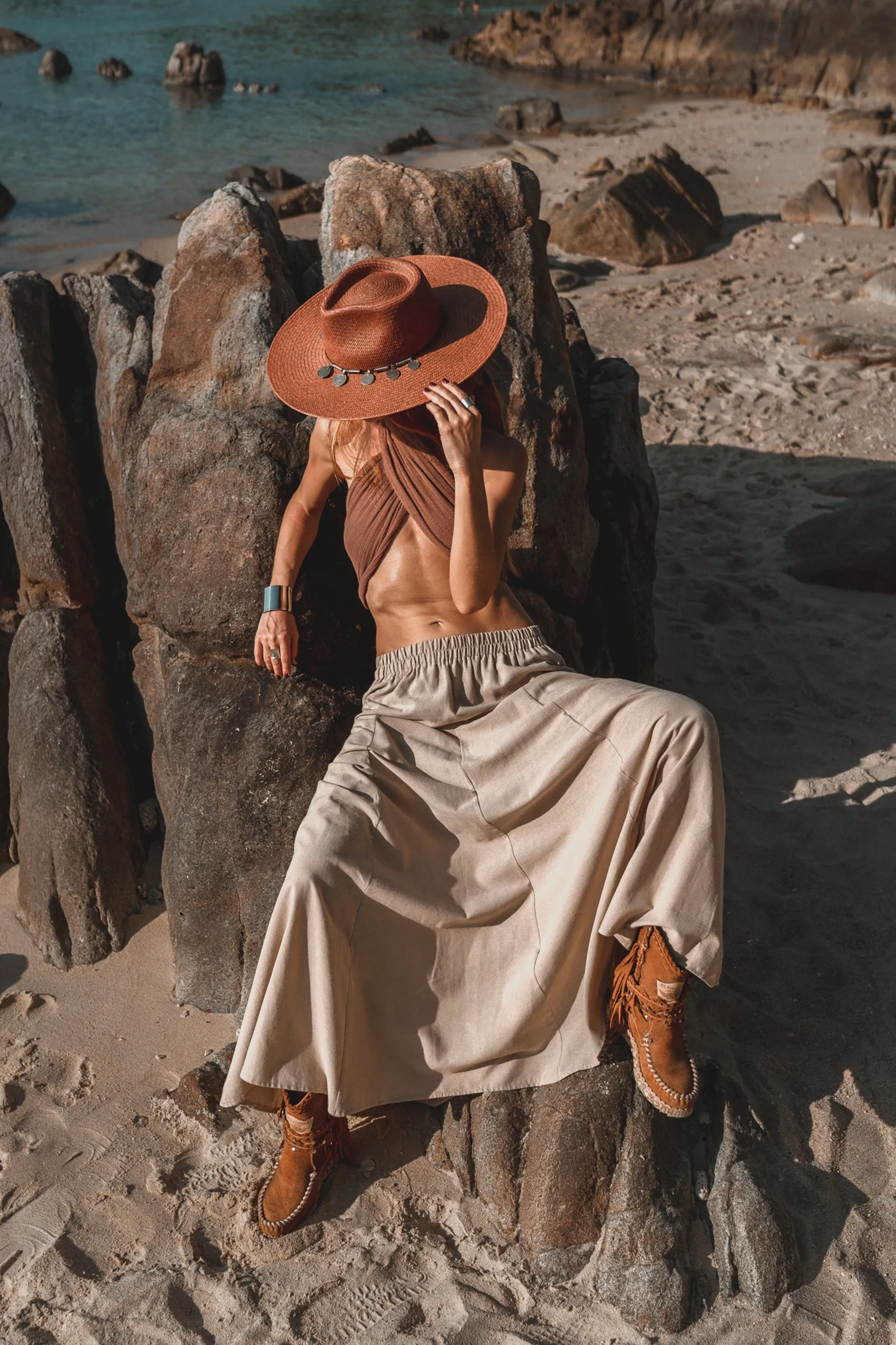 Maxi Skirt Aurora Beige