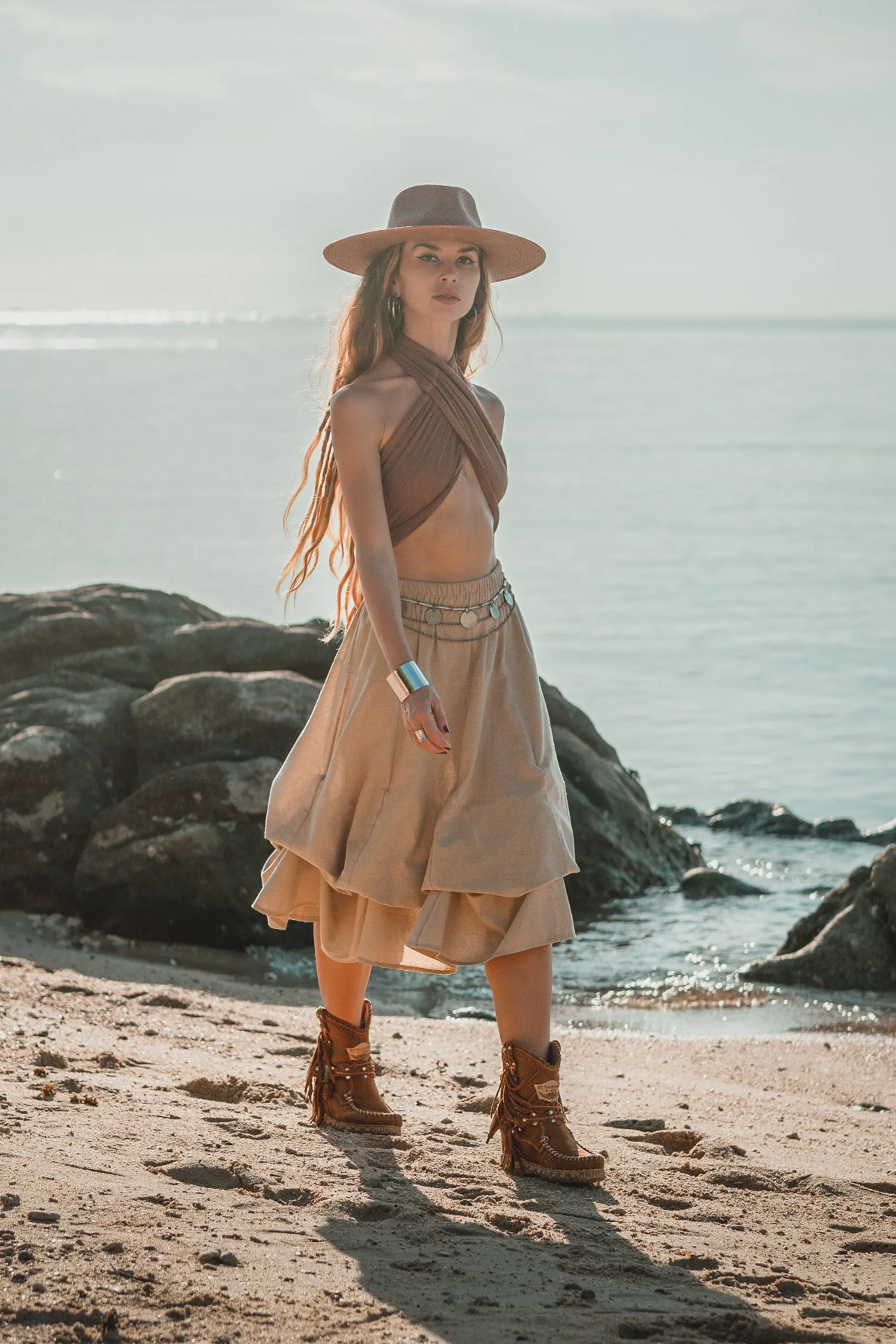 Maxi Skirt Aurora Beige
