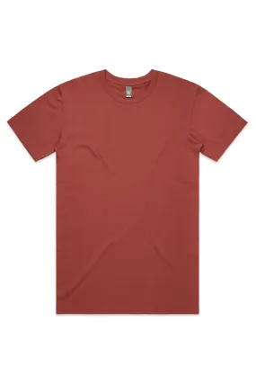 Mens Staple tee-Coral