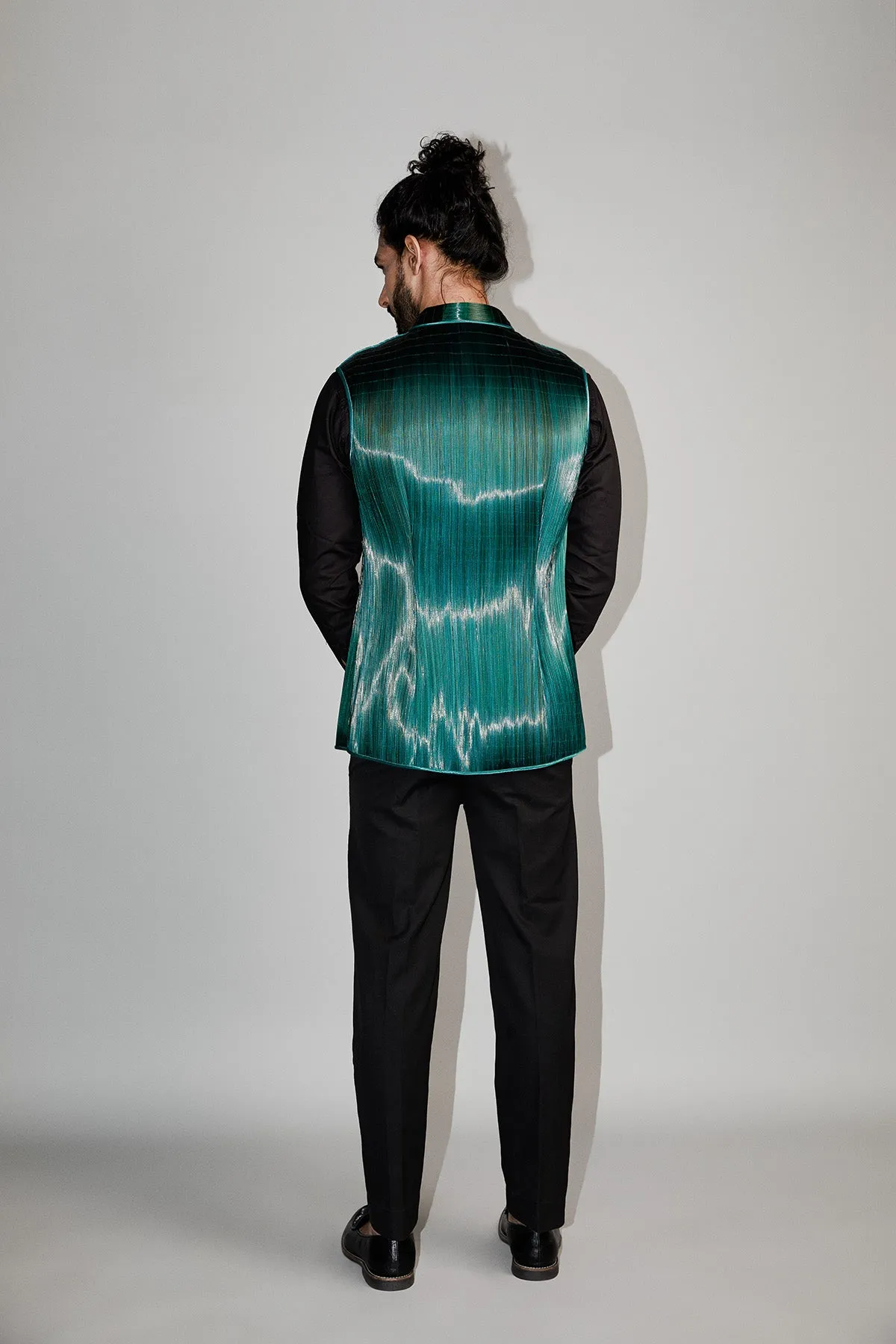 Metal Wire Nehru Jacket