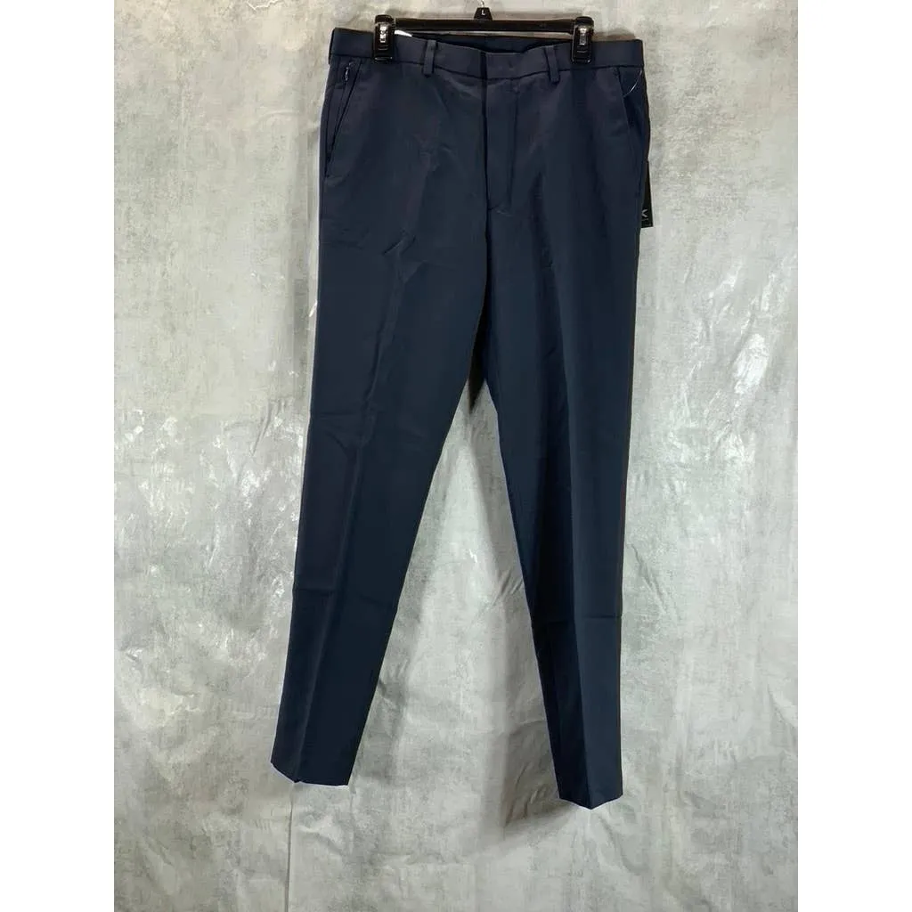 MICHAEL KORS Men's Navy Solid Modern-Fit Dress Pants SZ 34X32