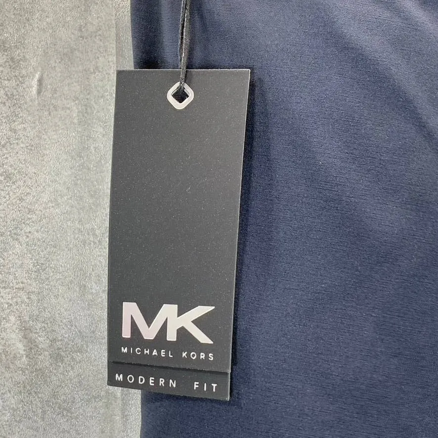 MICHAEL KORS Men's Navy Solid Modern-Fit Dress Pants SZ 34X32