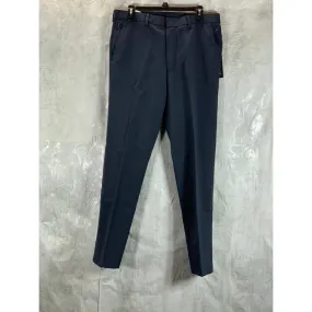 MICHAEL KORS Men's Navy Solid Modern-Fit Dress Pants SZ 34X32