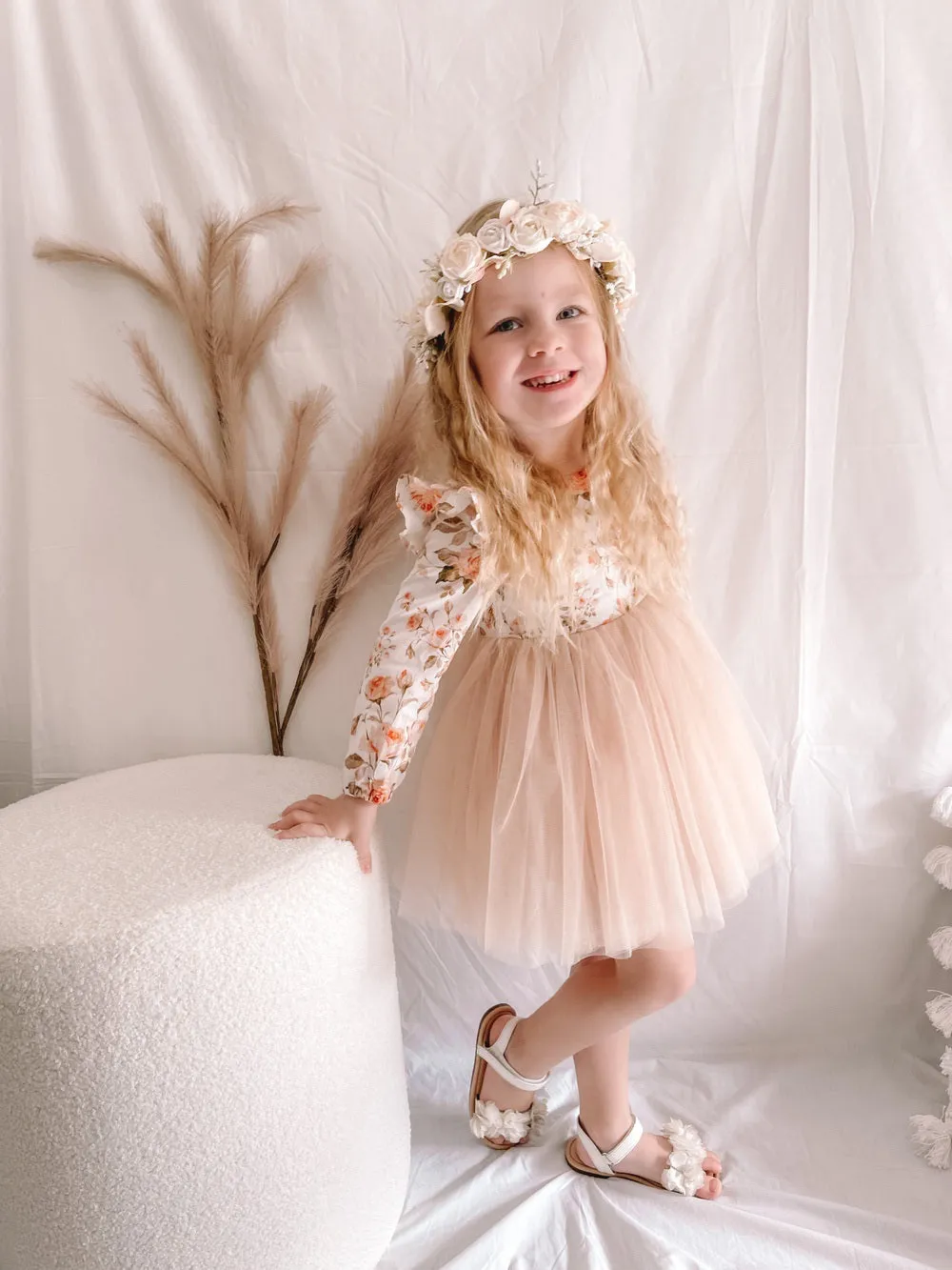 Millie Rose Girls Long Sleeve Dress