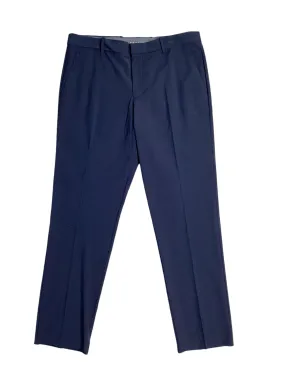 Perry Ellis Portfolio Mens Modern fit Dress Pants 36 / 30 Blue Plaid Stretch