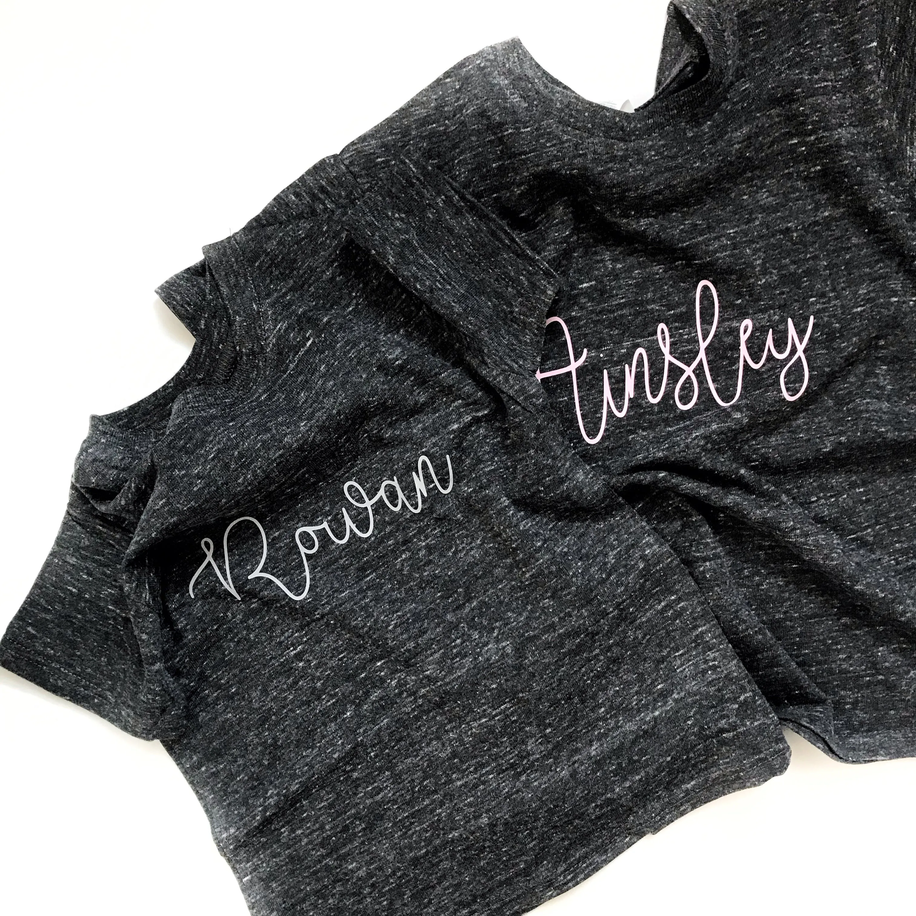 Personalized Name Shirt - CHARCOAL