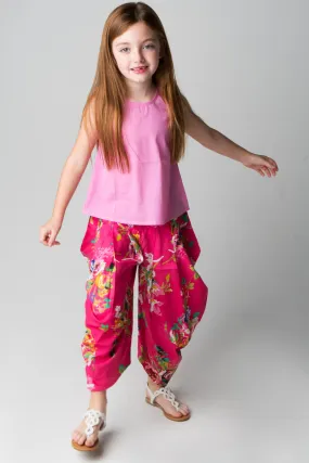 Pink Harem Pants and Top 2pc.Set
