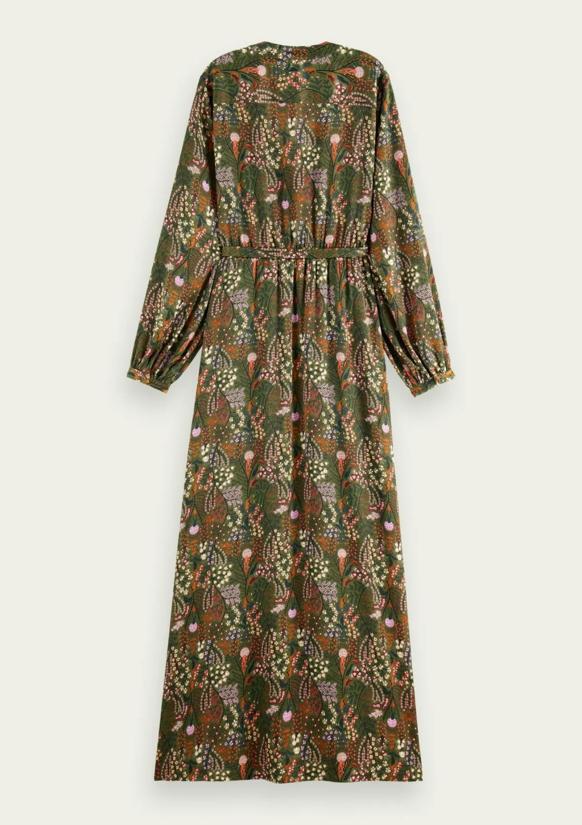Printed Wrap-over Maxi Dress | Scotch & Soda