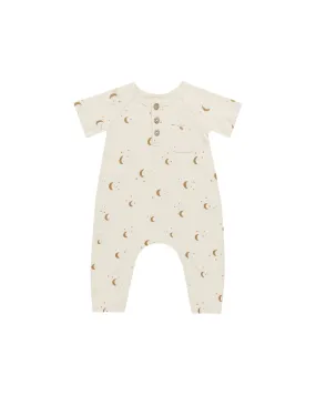 Quincy Mae - Moons Short Sleeve Jumpsuit
