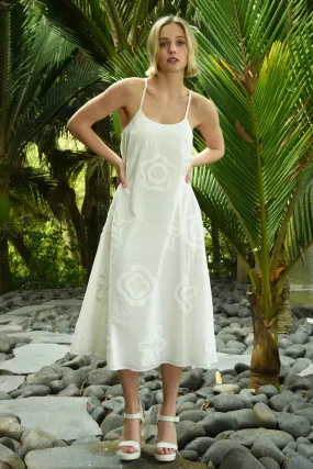 Race To The Top Dress - White