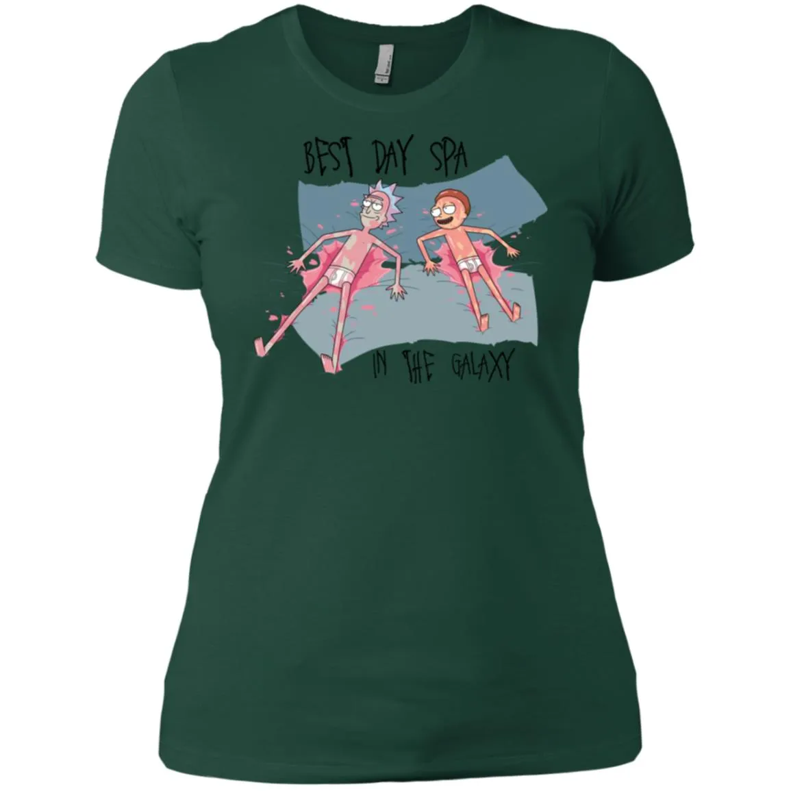 Rick And Morty Best Spa Day In The Galaxy Women T-Shirt