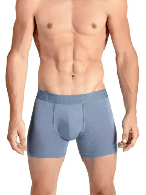 RounderBum Boxer Brief with Bum Reshaping Padding, Light Blue