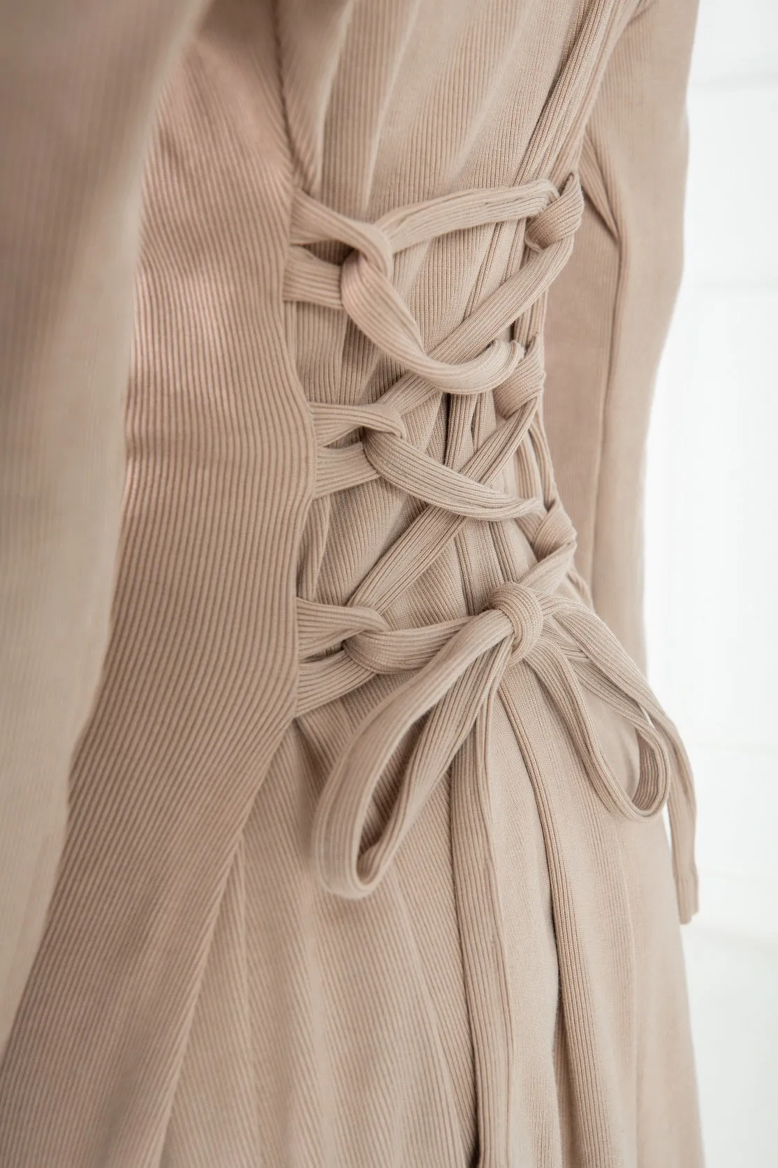 Shapely Dress - Beige