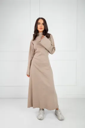 Shapely Dress - Beige